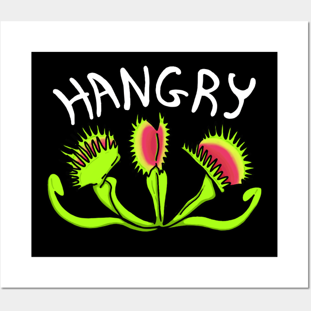 Hangry Fly Trap Wall Art by SNK Kreatures